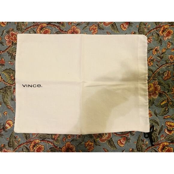 VINCE DUST BAG 9.5 X 12” Cotton Canvas Drawstring - Picture 5 of 5